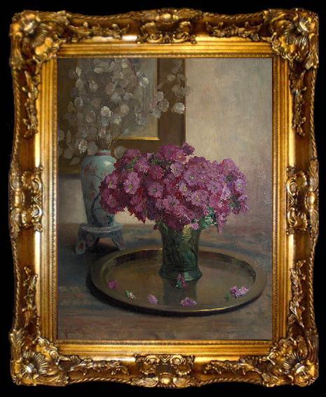 framed  Georges Jansoone Still life with flowers, ta009-2